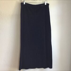 Cotton blend velvet maxi skirt with slit witchy boho hippie western whimsigoth